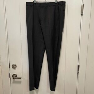 Michael Brandon Slim Fit Dress Pants Mens 36x32 Charcoal Grey TF001585 CH